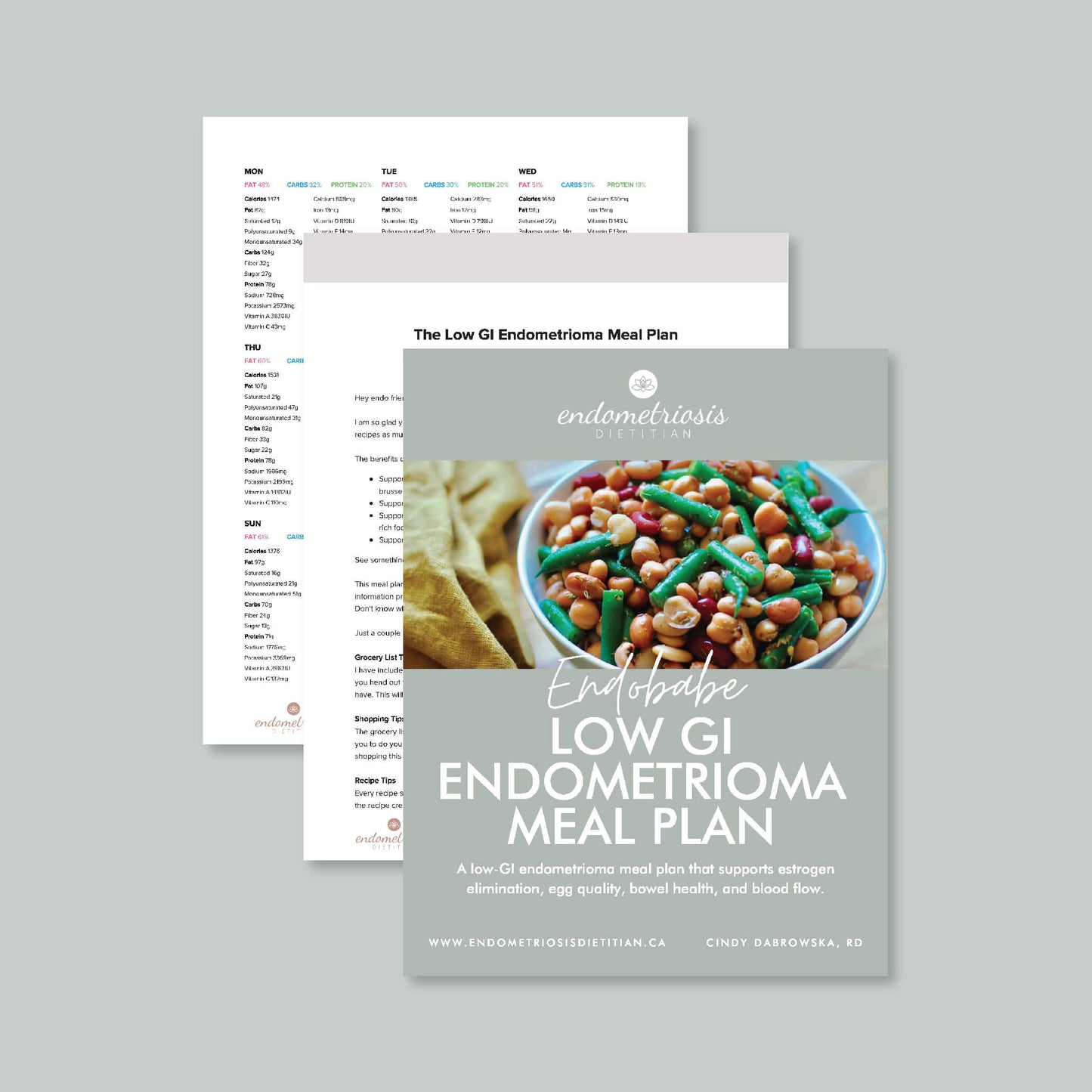 Endobabe Low GI Endometrioma Meal Plan