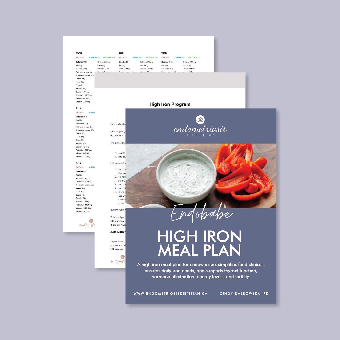 Endobabe High Iron Meal Plan