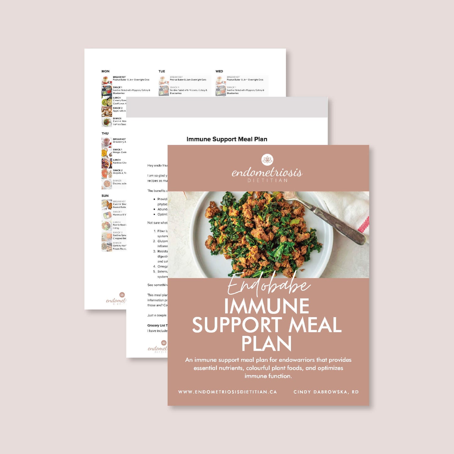 Endobabe Immune Support Meal Plan