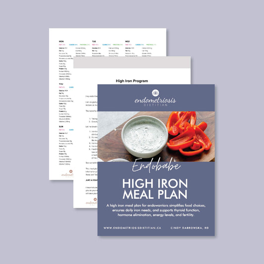 Endobabe High Iron Meal Plan